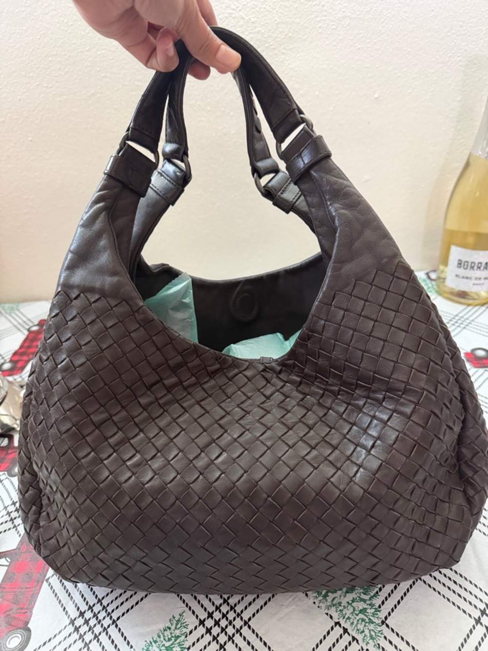 Bottega Veneta Intrecciato Campana bag